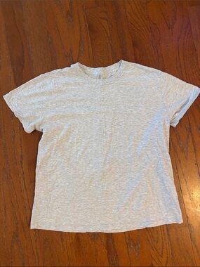Lululemon Light Heather Gray Crew Neck T-Shirt